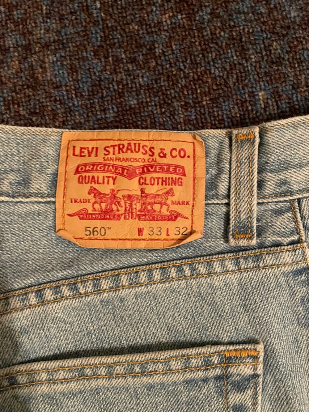 Levi's 560 Men’s Light Blue Relaxed Jeans